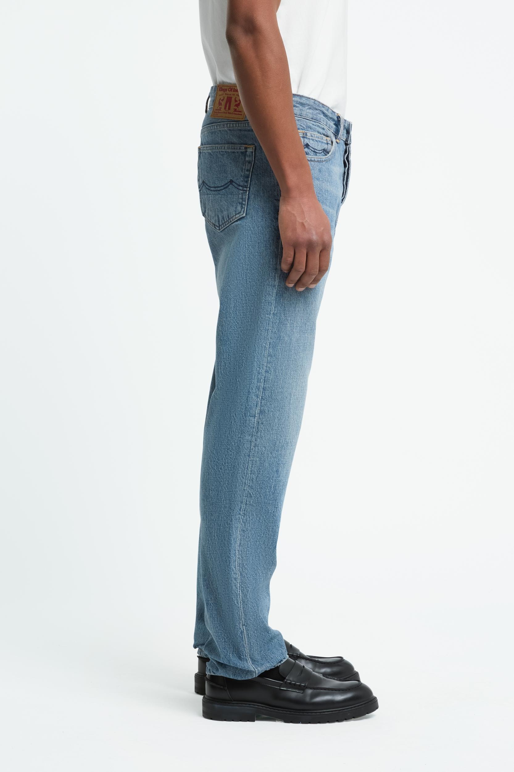 Kings of Indigo Ceky Blue Tint Arthur 5 Pocket Jeans Unsex blau